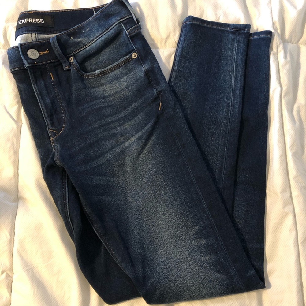 Express Mid Rise Leggings 4R